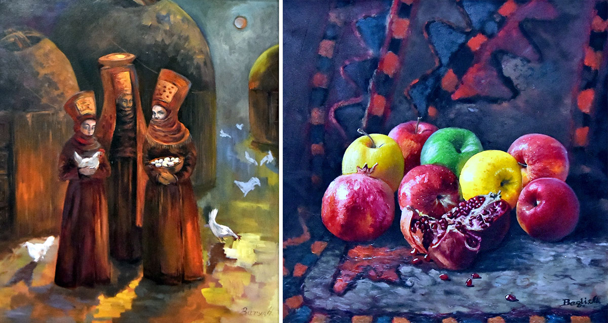 Baýramçylyk sergisindäki suratlarda - bahar şahyranalygynyň waspy