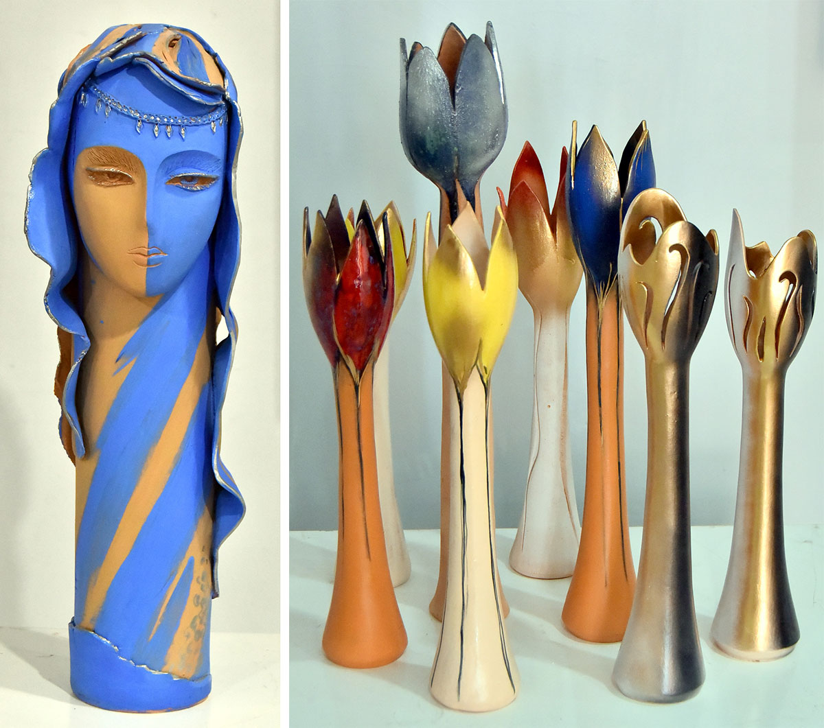 Baýramçylyk sergisindäki suratlarda - bahar şahyranalygynyň waspy