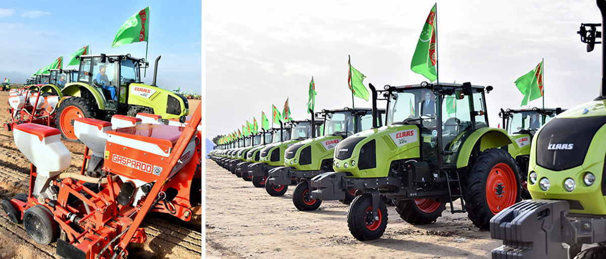 Sowing of cotton starts in Ahal, Balkan, Lebap and Mary Velayats 