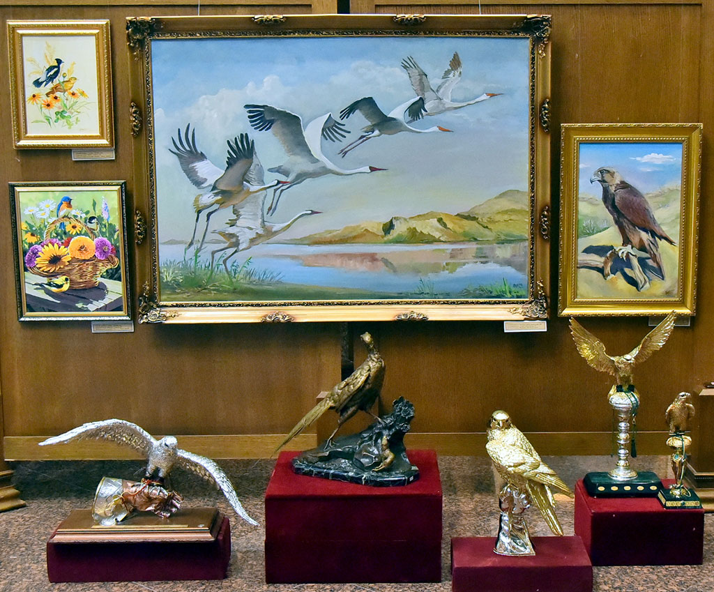 Döwlet muzeýiniň guran sergisi guşlara bagyşlanýar