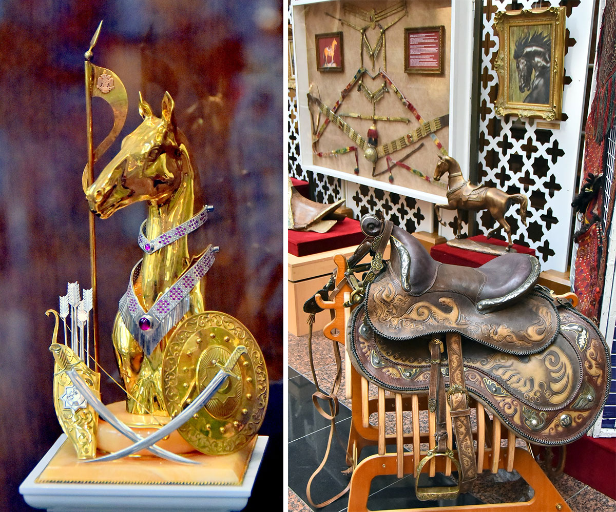 В Государственном музее развернута экспозиция, посвящённая Национальному празднику туркменского скакуна 