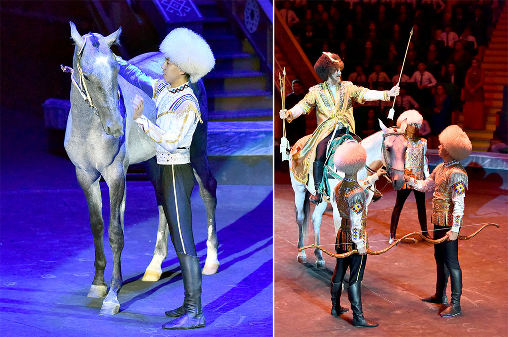 Группа национальных конных игр «Галкыныш» представила праздничную программу 