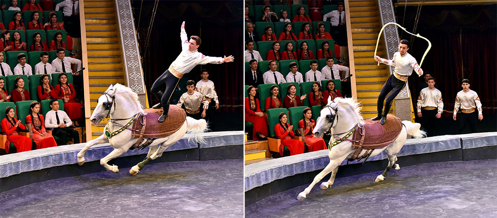 Группа национальных конных игр «Галкыныш» представила праздничную программу 