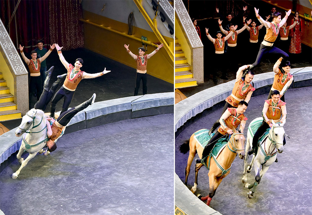 Группа национальных конных игр «Галкыныш» представила праздничную программу 