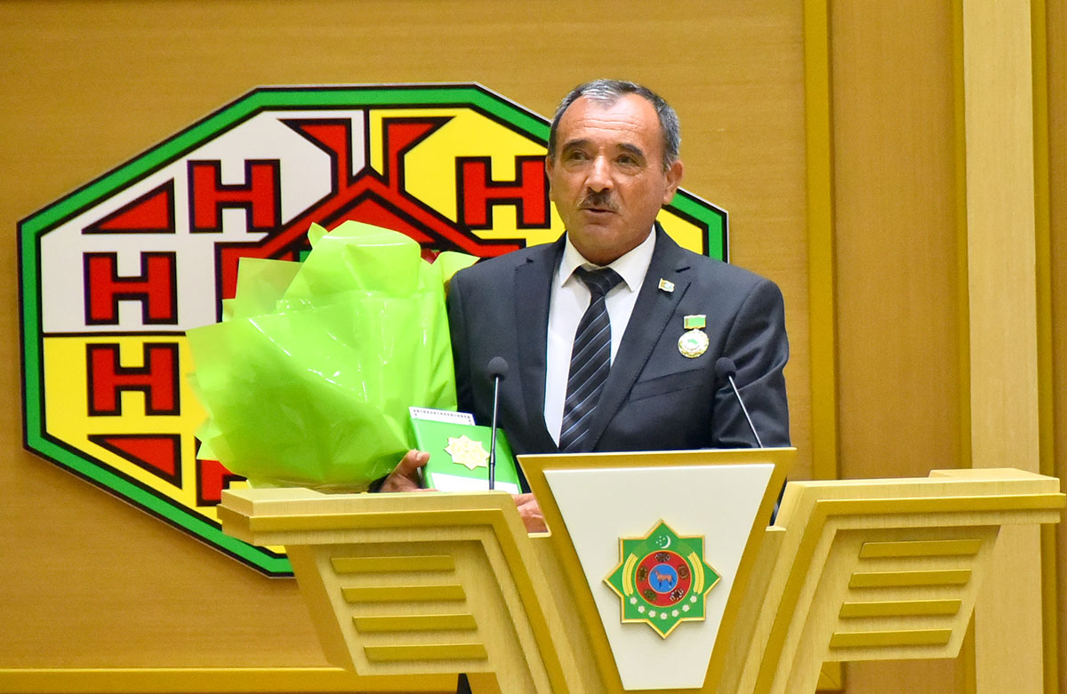 Atçylyk pudagynyň ussatlaryny sylaglamak dabarasy