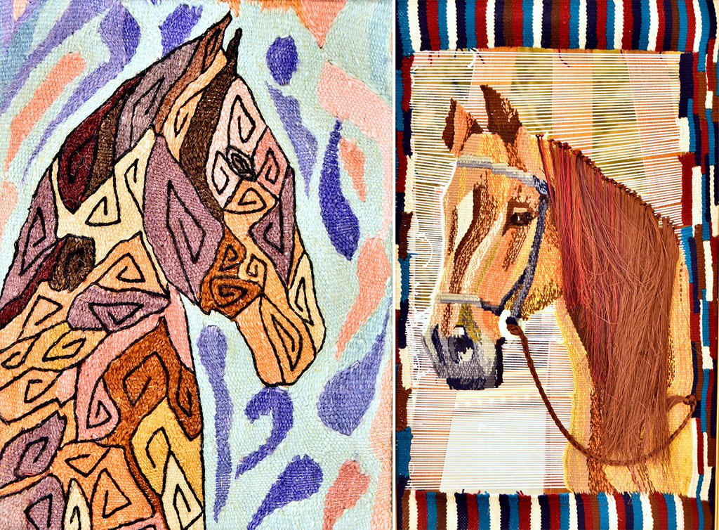 Нить традиций: юные художники представили работы, посвящённые ахалтекинским скакунам