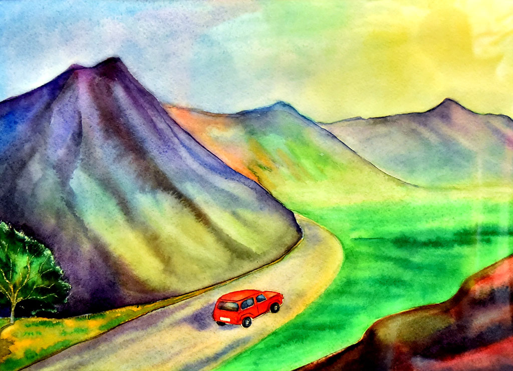 Акварельные рассказы Азата Аннаева: искусство глазами историка