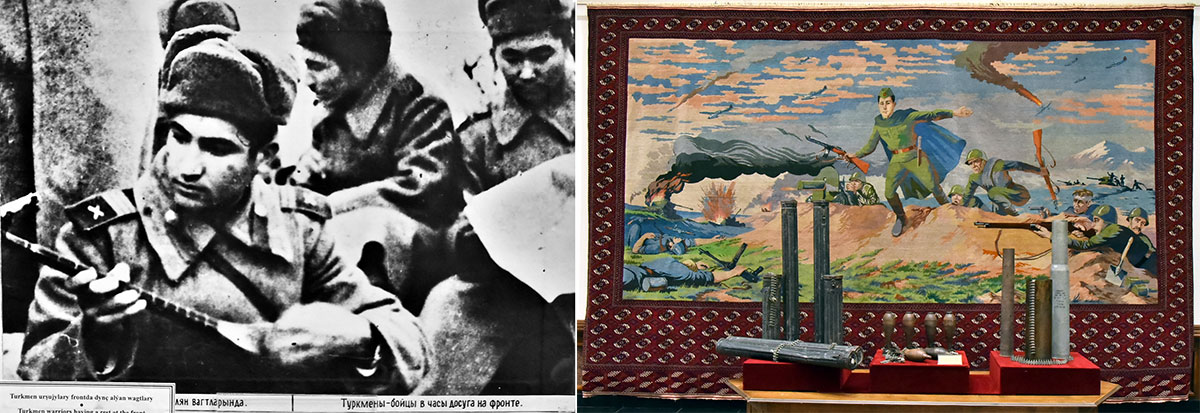 Döwlet muzeýinde Beýik Ýeňşe bagyşlanan sergi açyldy