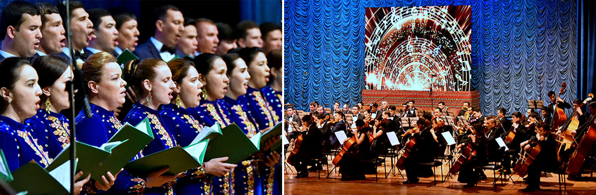 Beýik Ýeňşiň aýdymlary: Aşgabatda baýramçylyk konserti boldy