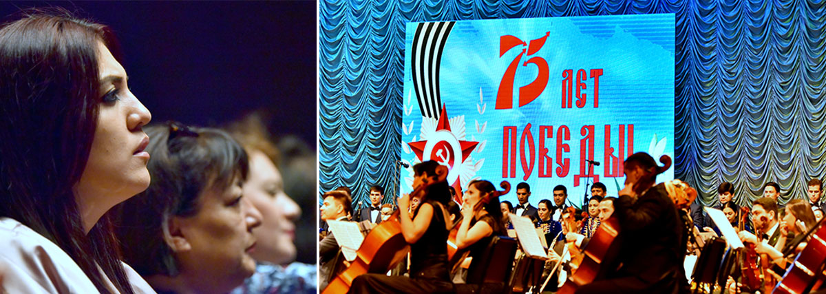 Beýik Ýeňşiň aýdymlary: Aşgabatda baýramçylyk konserti boldy