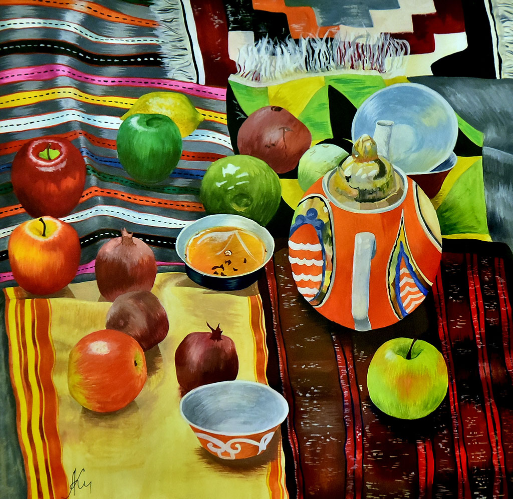 Çeperçilik mekdepleriniň okuwçylarynyň döredijiliginde paýtagtymyzyň waspy 