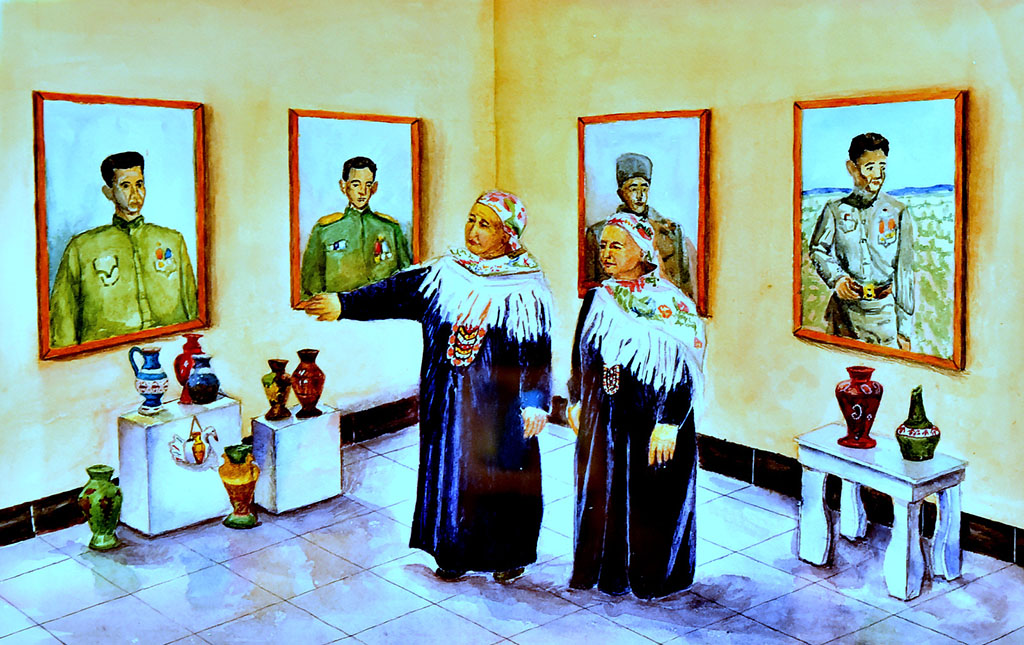 Çeperçilik mekdepleriniň okuwçylarynyň döredijiliginde paýtagtymyzyň waspy 