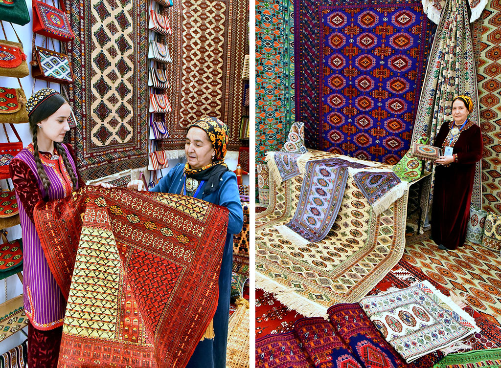 Carpet vernissage: History and modern panoramic of Turkmen carpet art 