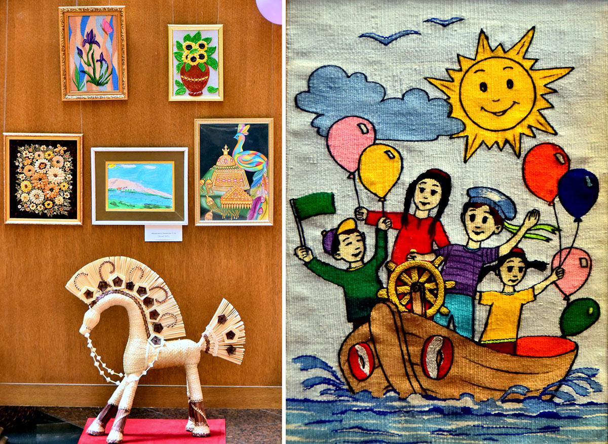 Döwlet muzeýindäki sergi: çagalar hakda we çagalar üçin