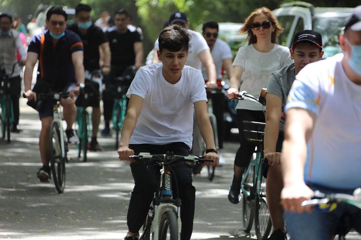 По случаю Всемирного дня велосипеда туркменская дипмиссия организовала праздничную акцию в Пекине 