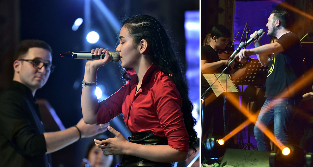 Tahyr Ataýewiň  orkestri rok sazlaryny ýerine  ýetirdi