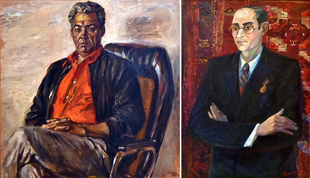 Nakgaşlaryň medeniýet we sungat işgärlerine bagyşlanan žiwopis işleri