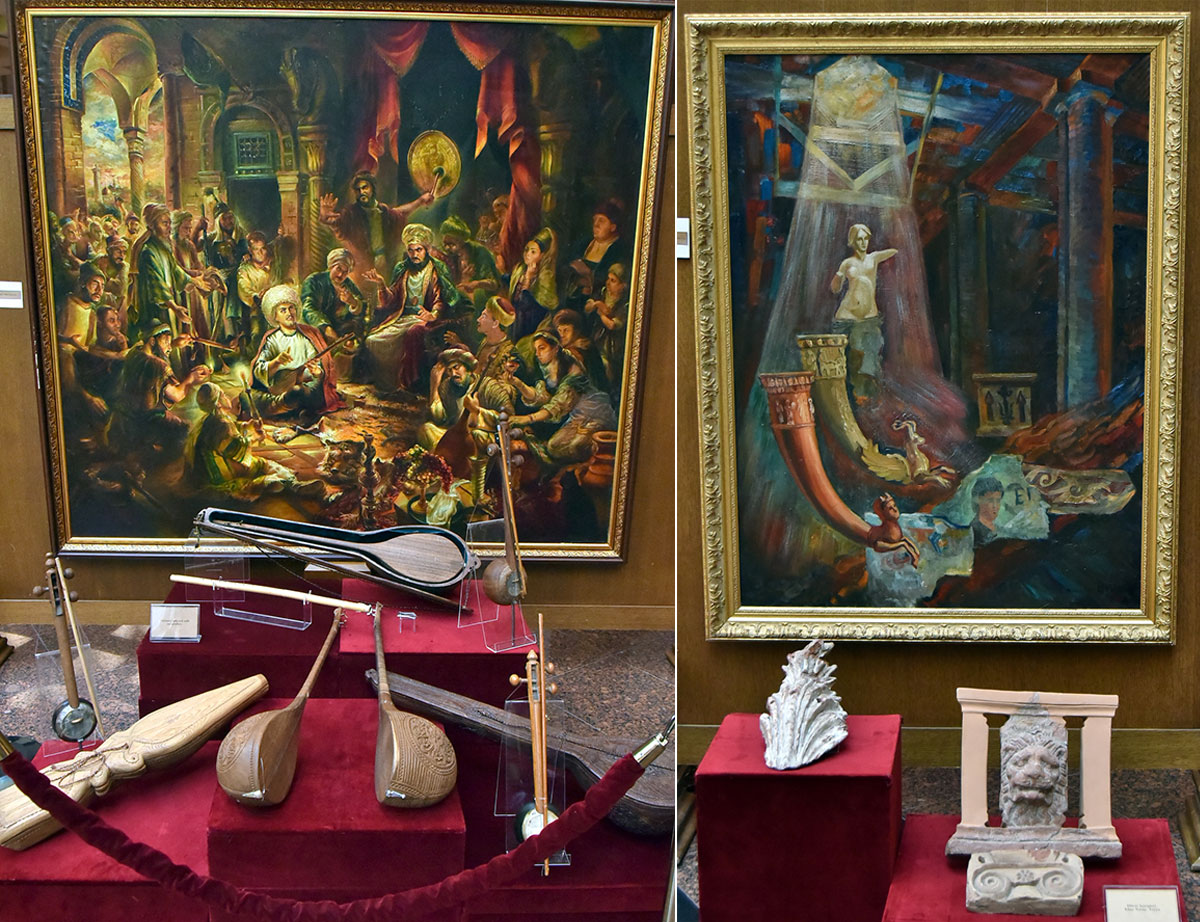 Medeniýetiň ösüşi, taryhy, ýörelgeleri, häzirki güni hakda gürrüň berýän sergi 