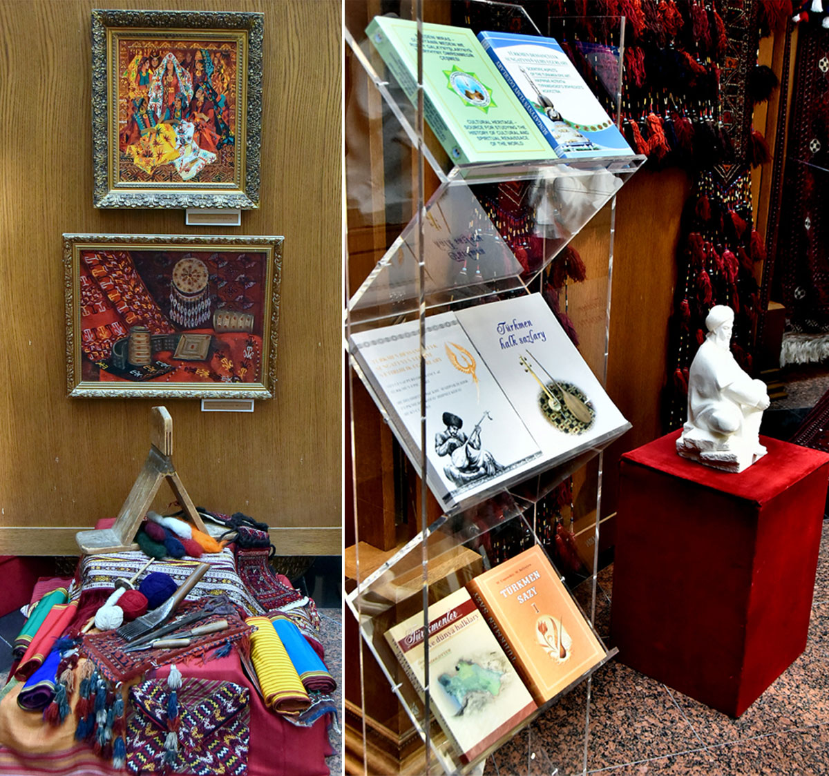 Medeniýetiň ösüşi, taryhy, ýörelgeleri, häzirki güni hakda gürrüň berýän sergi 