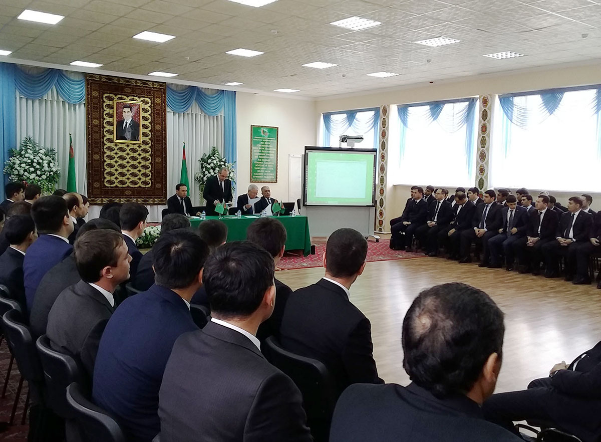 Graduation of students of the Academy of Public Service under the President of Turkmenistan 