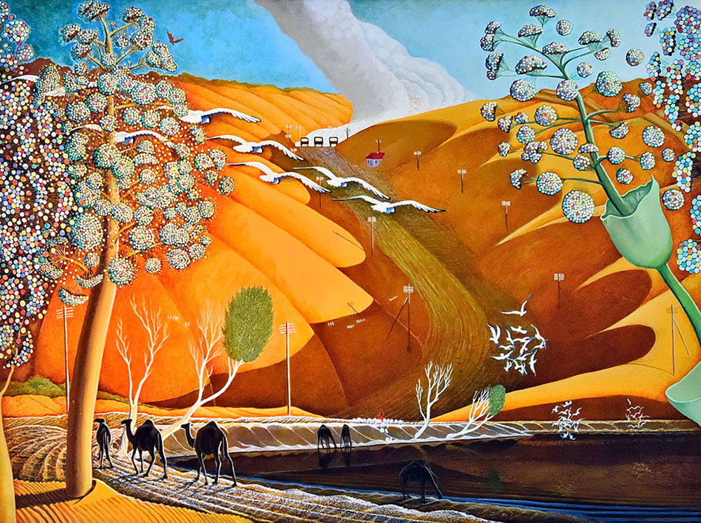 Nakgaş Walentin Kudrýaşowyň ýagty ýadygärligine: žiwopis manzarlarynyň syry