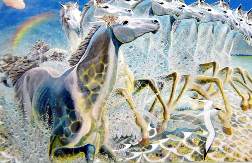 Nakgaş Walentin Kudrýaşowyň ýagty ýadygärligine: žiwopis manzarlarynyň syry