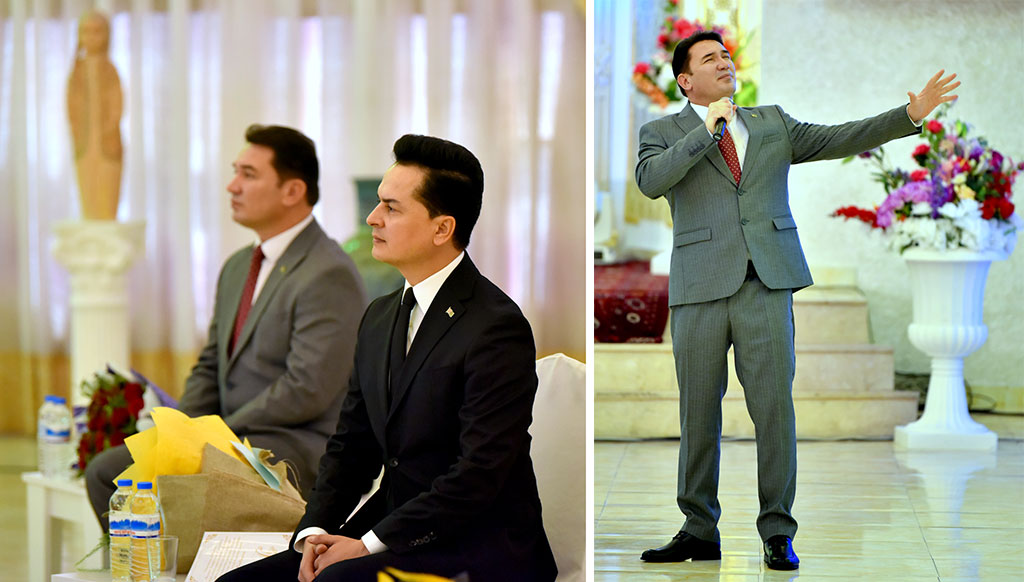 Türkmen paýtagtynda şahyr Amangözel Şagulyýewanyň 80 ýaşynyň dolmagy mynasybetli dabara boldy