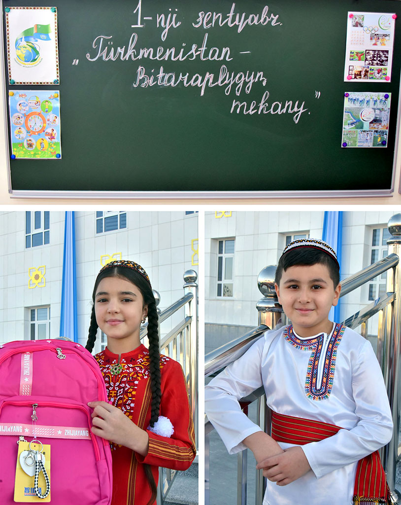 Okuw ýylynyň ilkinji güni täze mekdepler işigini giňden açdylar