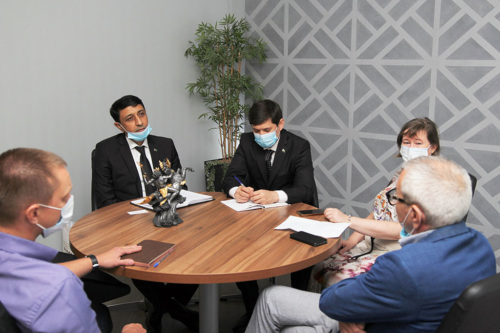 Meetings with the Consul of Turkmenistan at the Astrakhan State Technical University 