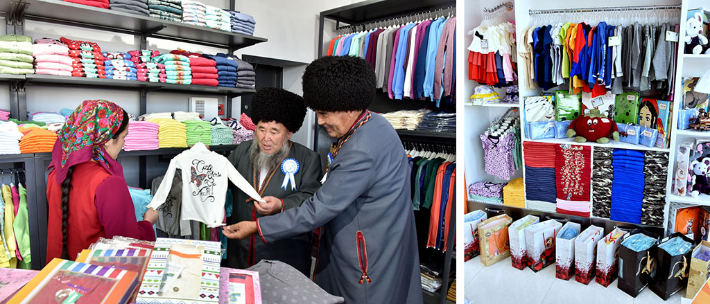 Network of branded shops of textile industry of the country is expanded