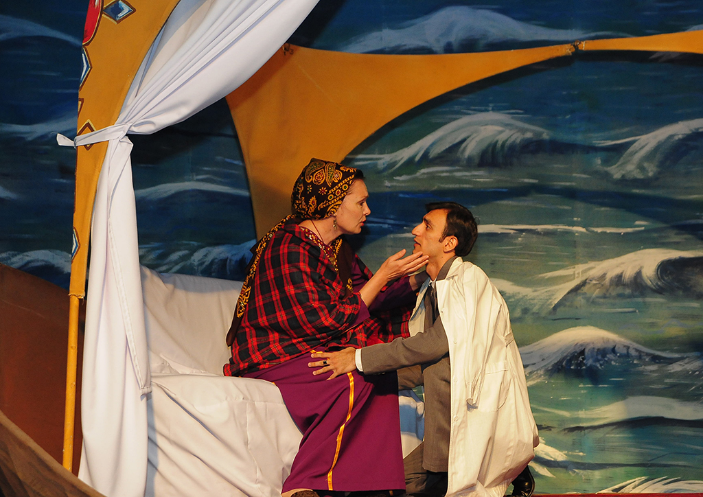 A.S. Puşkin adyndaky teatr hakda monologlar: Olga Wolkowanyň durmuş ýolundan parçalar   