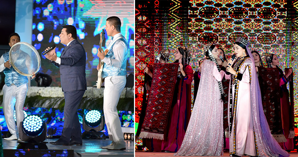 Праздничный день завершили концерт и красочный фейерверк 