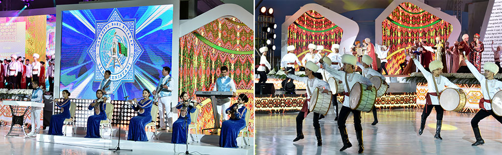 Watanymyzyň şanyna aýdym-sazly dabara