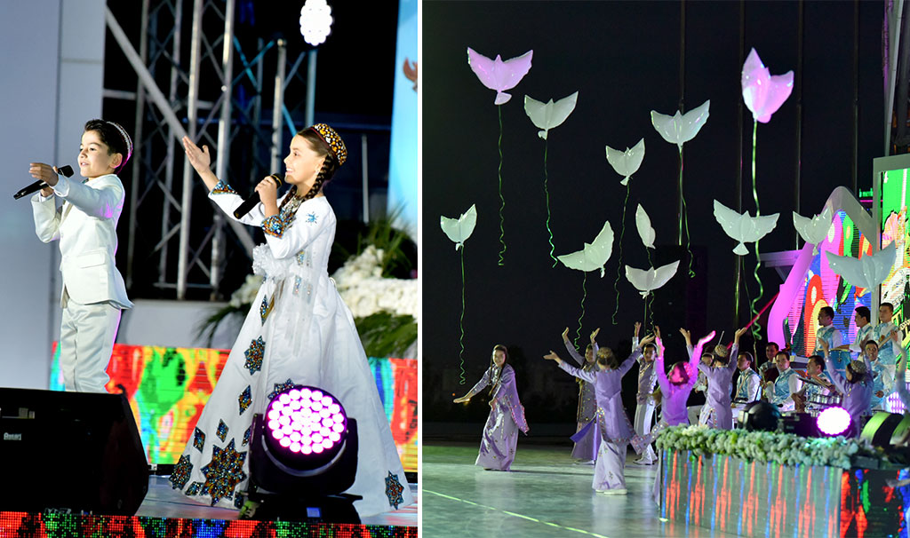 Watanymyzyň şanyna aýdym-sazly dabara