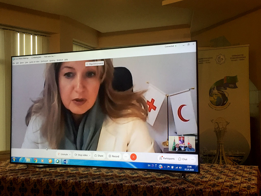 Türkmenistanyň Gruziýadaky Ilçihanasy ýurdumyzyň Bitaraplygynyň 25 ýyllygyna we BMG-nyň 75 ýyllygyna bagyşlanan webinar gurady