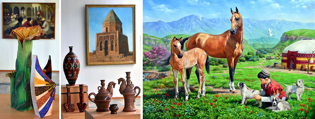 Taryh, ýörelgeler, usullar: sergi  hekaýatynyň sahypalaryndan