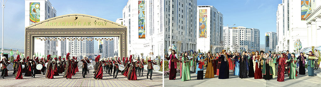 The President of Turkmenistan opens complex of new facilities in the capital