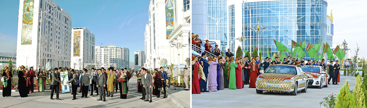 The President of Turkmenistan opens complex of new facilities in the capital