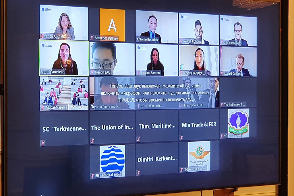 Международное бюро выставок делится опытом с туркменскими коллегами