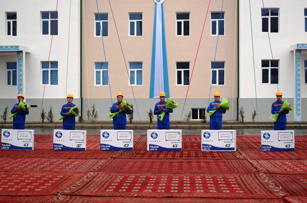 Daşoguzda täze jaýlara göçülýär