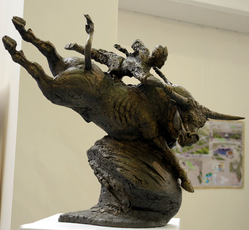 Döredilen wagty - 2020. Şekillendiriş sungaty eserleriniň  sergisi