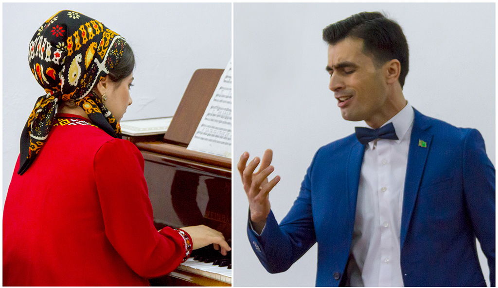 Family concert of Begench and Myahry Moshiyevs