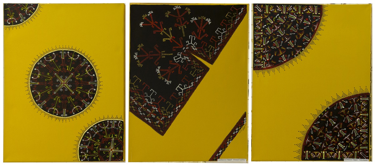 Sergide şekillendiriş sungaty eserleriniň ähli görnüşi görkezilýär